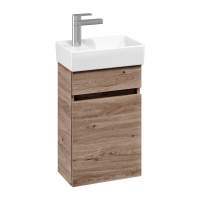 Villeroy & Boch Arto 360 Cloakroom Vanity Unit With LH Basin - Oak Kansas