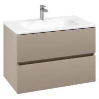 Villeroy & Boch Arto 800 Bathroom Vanity Unit With Basin - Sand Grey Matt