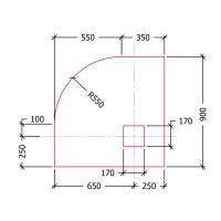 Abacus Elements Wetroom Shower Tray Installation Kit