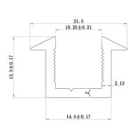 Abacus 10mm Recessed Channel Pack Brushed Nickel