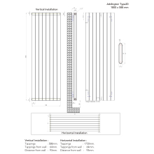 Eastbrook Addington 800 x 514 Matt Anthracite Type10 Radiator