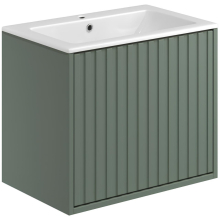 Scudo Alfie 600mm Reed Green Wall Hung Vanity Unit