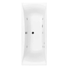 Carron Alpha - Carronite - Double Ended Whirlpool Bath - 1700 x 700mm
