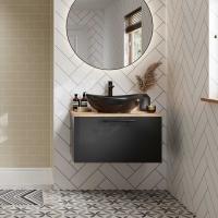 Multipanel Antique Rose Herringbone Tile Effect Shower Board