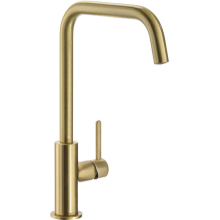 Abode Althia Single Lever Brushed Brass Kitchen Tap