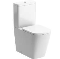 Ankam Rimless Close Coupled Fully Shrouded Short Projection WC & Soft Close Seat