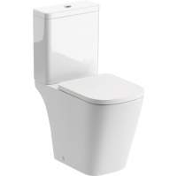 Ankam Rimless Close Coupled Part Shrouded Short Projection WC & Soft Close Seat