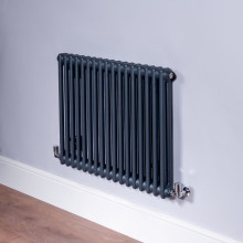 DQ Ardent 500 x 622mm 2 Column Anthracite Horizontal Radiator