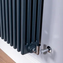 DQ Ardent 750 x 990mm 4 Column Anthracite Horizontal Radiator