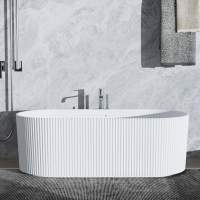 1700 x 800mm Auburn Freestanding Bath - Rubberduck Bathrooms 
