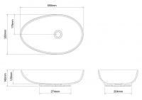 Zoli Square Site On Countertop Basin