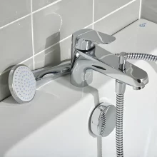 Jaquar Alive Matt Black Wall Mounted Basin Mixer With Concealed Valve 