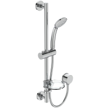 Ideal Standard Idealrain S1 Shower Kit with 80mm Handset, 600mm Rail and 1.35m Hose - Chrome