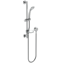 Ideal Standard Idealrain S3 Shower Kit with 80mm 3-Function Handset, 600mm Rail and 1.35m Hose - Chrome
