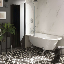 Bayswater Single Ended 1700mm Rolltop Shower Bath