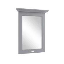 Bayswater Plummett Grey 600mm Flat Bathroom Wall Mirror