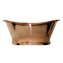 BC Designs Boat 1700 x 725 Copper Classic Roll Top Freestanding Bath