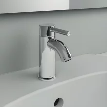 Ideal Standard Cerabase Single Lever Mini Basin Mixer Tap & Push Button Waste