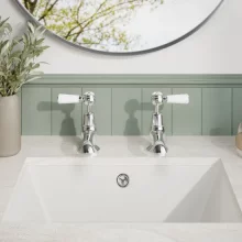 Holborn Traditional Lever Basin Taps - CLEARANCE