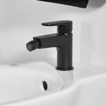 Ideal Standard Cerafine O single lever wall mounted basin mixer - Silk Black
