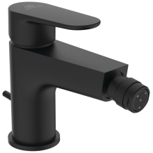 Ideal Standard Cerafine O Single Lever Bidet Mixer With Metal Pop-up Waste - Silk Black