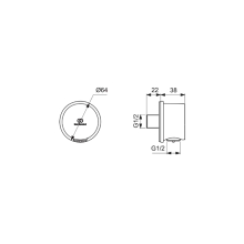 Ideal Standard Idealrain Shower Kit with 2-Function Handset, 900mm Rail and 1.75m Hose - Chrome