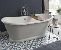 Boat Double-Skinned Freestanding Bath - 1580 x 750 - White or Bespoke Colour - BC Designs