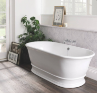 Villeroy & Boch Theano 1550 x 750mm Quaryl Freestanding Bath - White Alpin