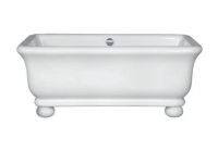 Senator Cian Solid Surface Freestanding Bath with Bun Feet, 1804 x 850 By BC Designs 