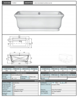 BC Designs Boat 1500 x 700 Copper Classic Roll Top Freestanding Bath