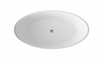 Delicata Cian Solid Surface Freestanding Bath, 1520 x 715 By BC Designs 