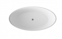 Vive Cian Solid Surface Freestanding Bath, 1610 x 750 By BC Designs 