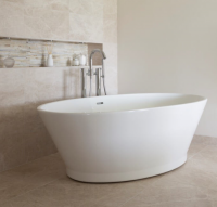 Chalice Minor Acrymite Freestanding Bath - 1650 x 900 By BC Designs