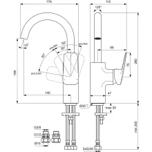 Muscovy Floor Standing Bath Shower Mixer