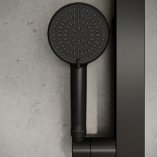 Ideal Standard Idealrain ALU+ Eco Handshower 100mm - 2 Function - Black