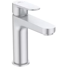 Ideal Standard Cerafine Silver Single Lever Basin Mixer With Click Waste