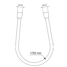 Ideal Standard Idealrain S1 Shower Set with 80mm Handset, Holder and 1.35m Hose - Chrome