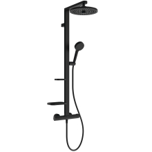 Ideal Standard Ceratherm Alu+ Silk Black Exposed Thermostatic Shower System