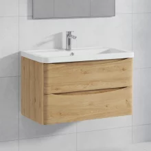 Scudo Bella 800 Davos Oak Wall Hung Vanity