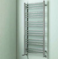 Eastbrook Biava Chrome Round Towel Rail 1800mm x 600mm 