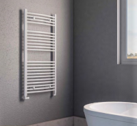 Eastbrook Biava 1118 x 600 White Curved Towel Radiator