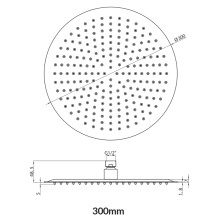 Scudo 90mm Brushed Bronze Fast Flow Shower Tray Waste