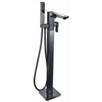 Scudo Muro Black Freestanding Bath Shower Mixer Tap