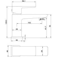 Niagara Edgeware Bath Filler Tap