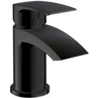 Scudo Belini Matt Black Mini Mono Basin Mixer Tap