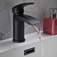 Ripley Mono Basin Mixer Tap - Matt Black - Signature