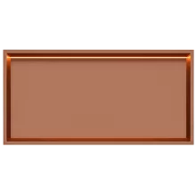 Stellniche Brushed Bronze 600 x 300 Wall Niche With LED Light