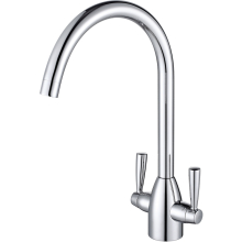 Prima+ Chelsea Dual Lever Chrome Kitchen Tap