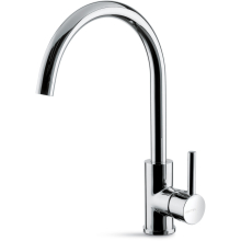 Prima+ Riace Round Single Lever Chrome Kitchen Tap