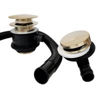 Scudo Brushed Brass Douche Kit with Outlet Elbow - DOUCHE011